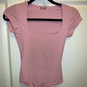 Free People Fair and Square Neck Duo Bodysuit